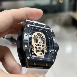 Đồng Hồ Richard Mille RM052 Tourbillon Vỏ Gốm Đen Replica 45mm (1)