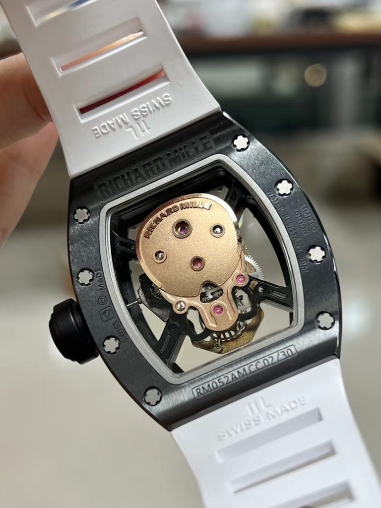 Đồng Hồ Richard Mille RM052 Tourbillon Vỏ Gốm Đen Replica 45mm (1)