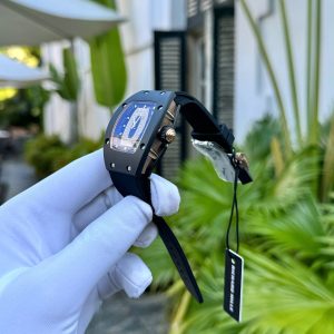 Đồng Hồ Richard Mille RM07 Vỏ Gốm Đen Dây Cao Su Máy Thụy Sỹ 32x46mm (1)