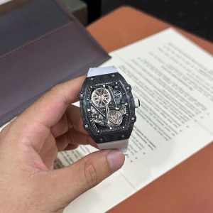 Đồng Hồ Richard Mille RM27-05 Vỏ Carbon Siêu Nhẹ Dây Vải 38x48mm (1)