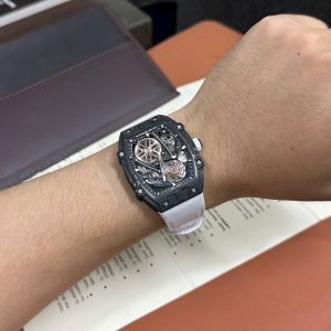 Đồng Hồ Richard Mille RM27-05 Vỏ Carbon Siêu Nhẹ Dây Vải 38x48mm (1)