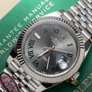 Đồng Hồ Rolex Chế Tác DateJust 126334 Mặt Wimbledon Xưởng Clean 41mm (1)