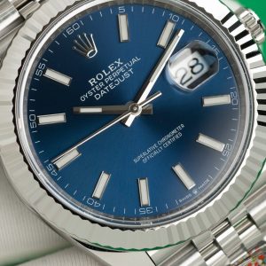 Đồng Hồ Rolex Chế Tác DateJust 126334 Mặt Xanh Dương Xưởng Clean 41mm (1)