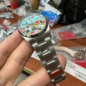 Dong Ho Rolex Che Tac Oyster Perpetual Mat So Celebration Xuong VS 41mm 5
