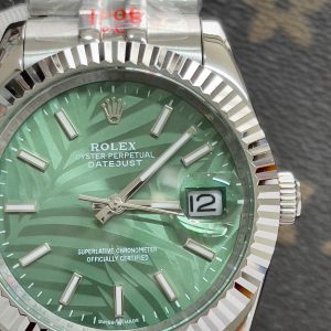 Đồng Hồ Rolex DateJust Fake Máy Nhật Mặt Xanh Lá Cọ 36-41mm (1)