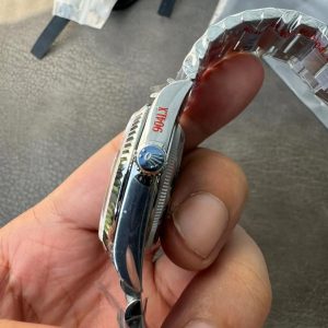 Đồng Hồ Rolex Day-Date 128236 Mặt Trắng Cọc Số La Mã QF Factory 36mm (1)