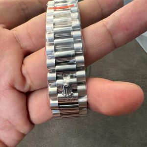 Đồng Hồ Rolex Day-Date 128236 Mặt Trắng Cọc Số La Mã QF Factory 36mm (1)