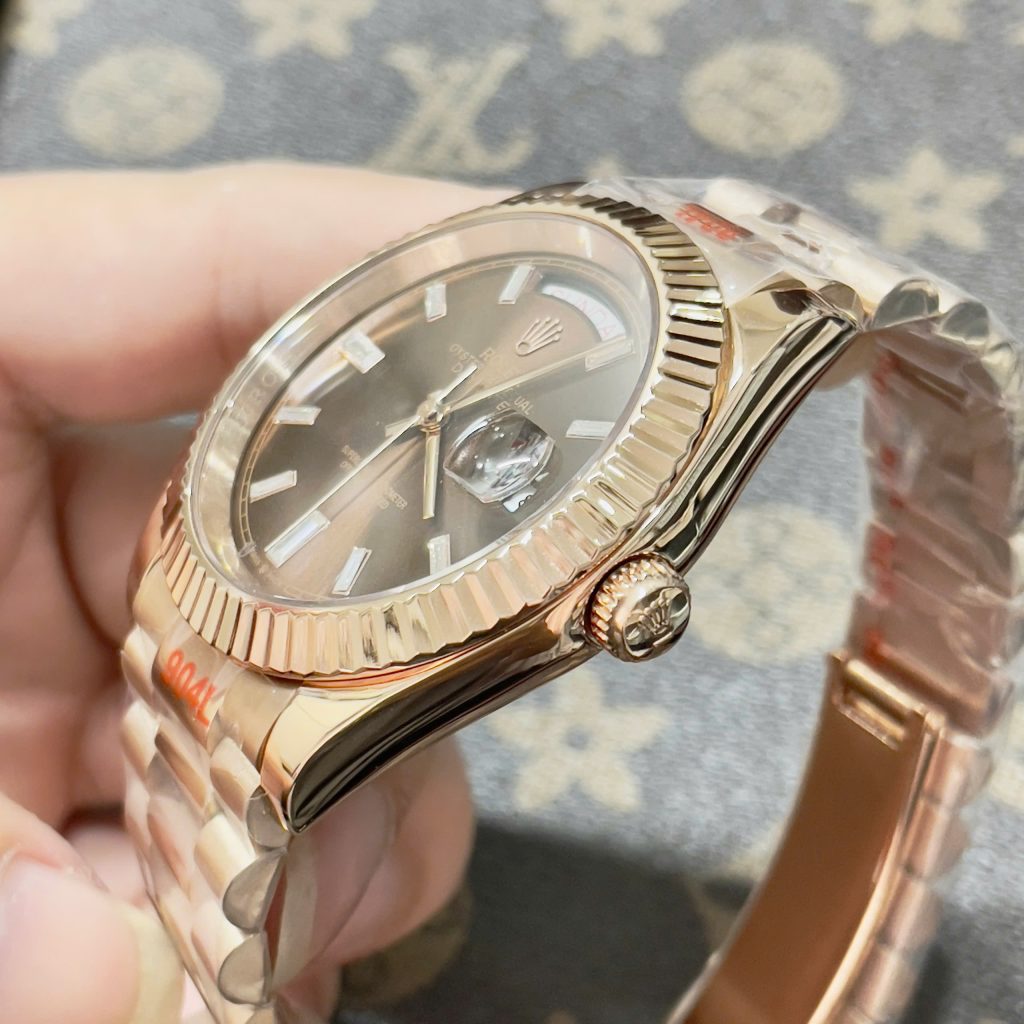 Đồng Hồ Rolex Day-Date Nam Máy Cơ Automatic Fake Nhật 40mm (1)