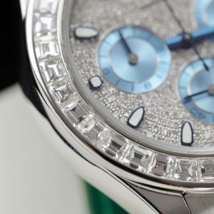 Đồng Hồ Rolex Daytona Chế Tác Platinum Kim Cương Tự Nhiên (9)