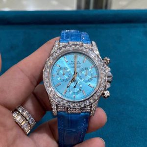 Đồng Hồ Rolex Daytona Đính Đá Moissanite Rep Cao Cấp Nhất 40mm (1)