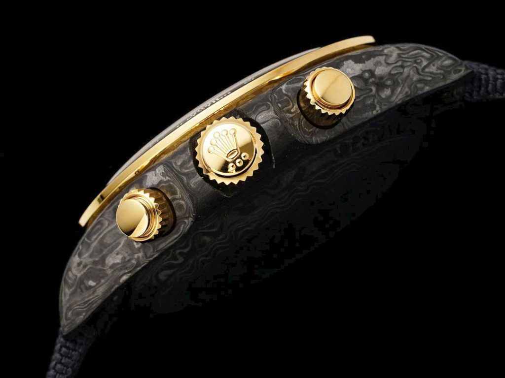 Đồng Hồ Rolex Daytona Diw Chế Tác Vỏ Sợi Carbon Siêu Nhẹ 40mm (1)