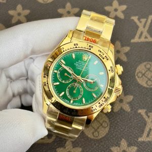 Đồng Hồ Rolex Daytona Fake Máy Cơ Nhật Mặt Xanh Lá Cây 40mm