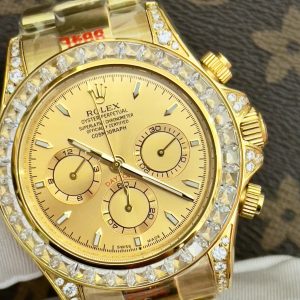 Đồng Hồ Rolex Daytona Nam Đính Đá Fake Máy Cơ Nhật 40mm (1)