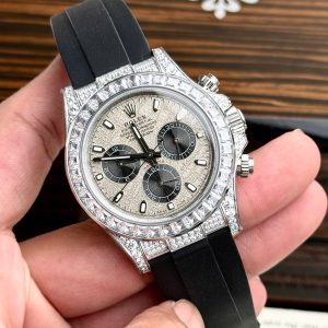 Đồng Hồ Rolex Daytona Nam Đính Đá Replica Cao Cấp Xưởng JVS 40mm (2)