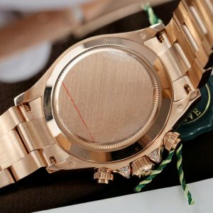 Đồng Hồ Rolex Daytona Rainbow 116595 Vàng Khối Kim Cương Đá Quý