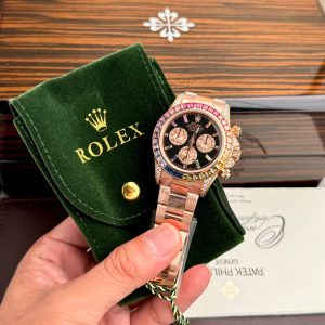 Đồng Hồ Rolex Daytona Rainbow Fake Cao Cấp Máy Thụy Sỹ 40mm (5)