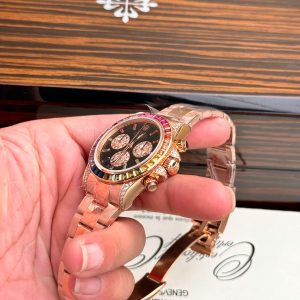 Đồng Hồ Rolex Daytona Rainbow Fake Cao Cấp Máy Thụy Sỹ 40mm (5)