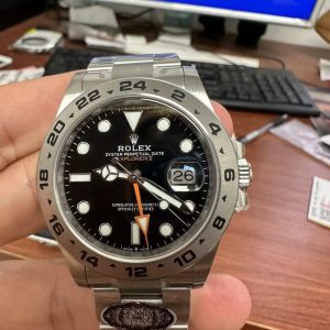 Đồng Hồ Rolex Explorer II 216570 Mặt Số Đen Xưởng Clean 42mm (3)