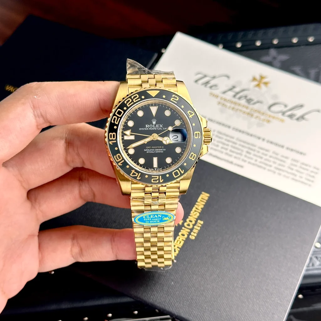 Đồng Hồ Rolex GMT Master Replica Cao Cấp Xưởng Clean 40mm (1)