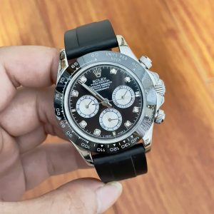 Đồng Hồ Rolex Nam Dây Cao Su Automatic Nam Fake Nhật 40mm (1)