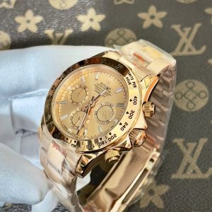Đồng Hồ Rolex Nam Dây Kim Loại Máy Cơ Nhật Daytona Fake 40mm (6)