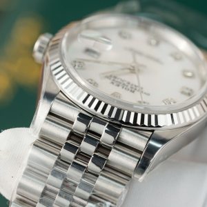 Đồng Hồ Rolex Nam Rep 11 Mặt Số Xà Cừ Trắng Xưởng Clean 126234 36mm (1)