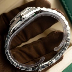 Đồng Hồ Rolex Nữ Đính Đá DateJust Mặt Số Hồng Replica 11 31mm (1)