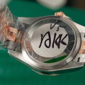 Đồng Hồ Rolex Phủ Vàng Thật Mặt Hoa Lá Chế Tác Hong Kong 31mm (1)