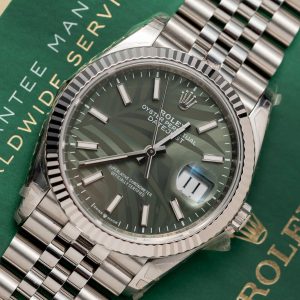 Đồng Hồ Rolex Rep 11 Mặt Số Cây Lá Cọc Dạ Quang Xưởng Clean 126234 36mm (1)