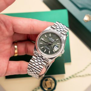 Đồng Hồ Rolex Rep 11 Mặt Số Cây Lá Cọc Dạ Quang Xưởng Clean 126234 36mm (1)