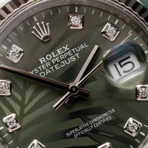 Đồng Hồ Rolex Rep 11 Mặt Số Cây Lá Đính Đá Xưởng Clean 126234 36mm (6)