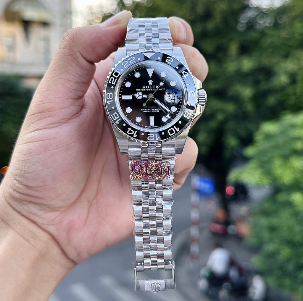 Đồng Hồ Rolex Replica 11 GMT Master II 126710LN Dây Jubilee Xưởng Clean 40m (2)