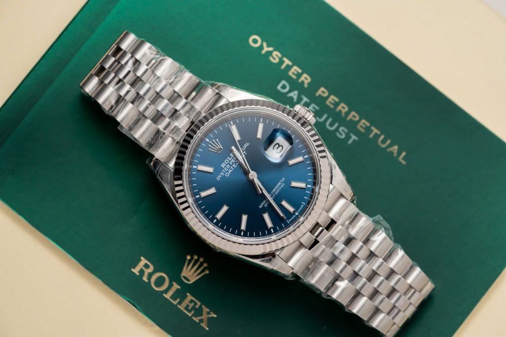 Đồng Hồ Rolex Replica 11 Mặt Xanh Cọc Dạ Quang Clean 126234 36mm (1)