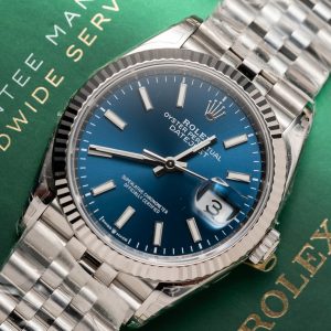 Đồng Hồ Rolex Replica 11 Mặt Xanh Cọc Dạ Quang Clean 126234 36mm (1)