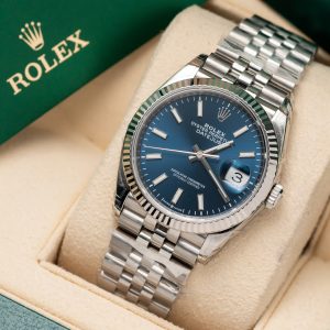 Đồng Hồ Rolex Replica 11 Mặt Xanh Cọc Dạ Quang Clean 126234 36mm (1)