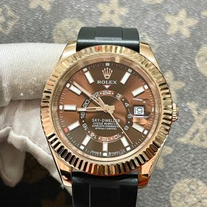 Đồng Hồ Rolex Sky Dweller Máy Cơ Nhật Fake Mặt Chocolate 40mm (6)