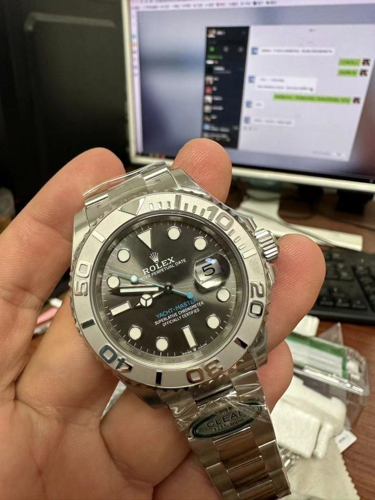 Đồng Hồ Rolex Yacht Master 126622 Chế Tác Mặt Xám Xưởng Clean 40mm (9)