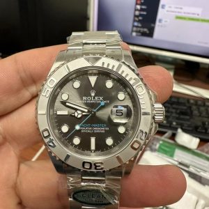 Đồng Hồ Rolex Yacht Master 126622 Chế Tác Mặt Xám Xưởng Clean 40mm (9)