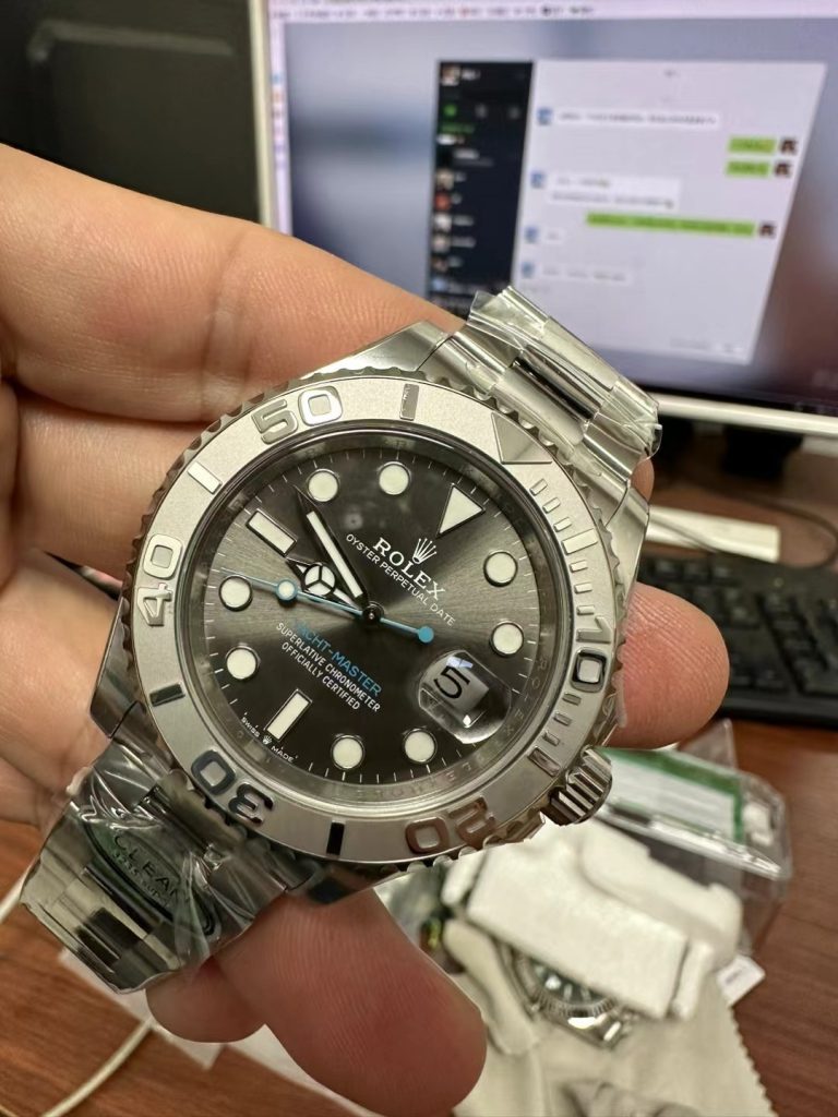 Đồng Hồ Rolex Yacht Master 126622 Chế Tác Mặt Xám Xưởng Clean 40mm (9)