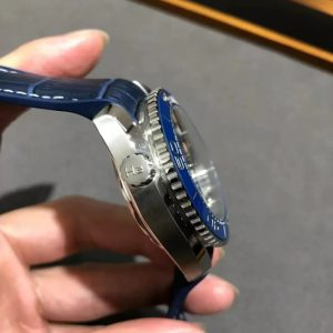 Đồng Hồ Seamaster Planet Ocean Chronograph Automatic Màu Xanh OMF 45 (5)