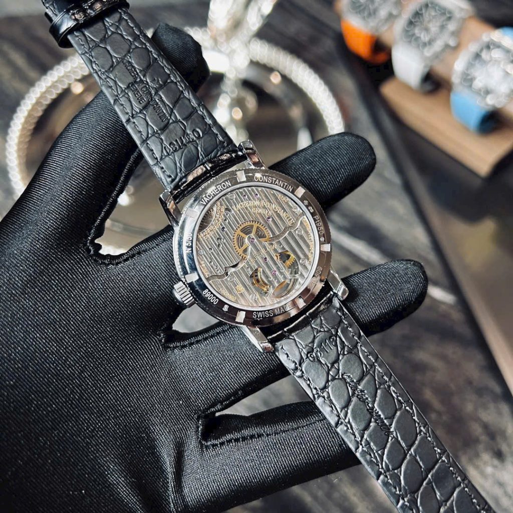 Đồng Hồ Vacheron Constantin Chế Tác Tourbillon Nam Dây Da 42mm (1)