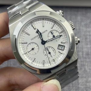 Đồng Hồ Vacheron Constantin Overseas 5500V Mặt Trắng Xưởng 8F (2)