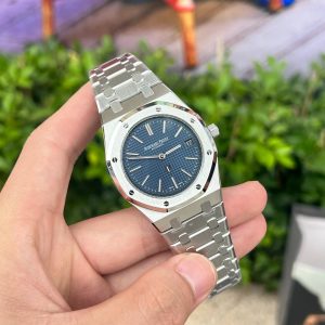 Đồng hồ Audemars Piguet chế tác Royal Oak 15202ST Jumbo mặt xanh dương 39mm