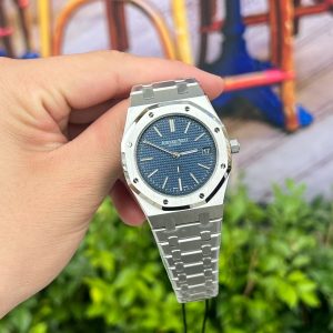 Đồng hồ Audemars Piguet chế tác Royal Oak 15202ST Jumbo mặt xanh dương 39mm