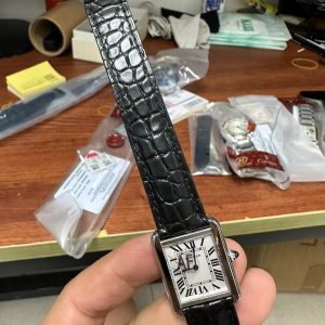 Đồng hồ Cartier Tank Solo Small Nữ Dây Da Xưởng AF 24x31mm (1)