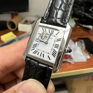 Đồng hồ Cartier Tank Solo Small Nữ Dây Da Xưởng AF 24x31mm (1)