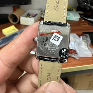 Đồng hồ Cartier Tank Solo Small Nữ Dây Da Xưởng AF 24x31mm (8)