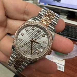 Replica Rolex Watch Datejust 126281 Sliver Fluted Dial VS Factory 36mm (1)
