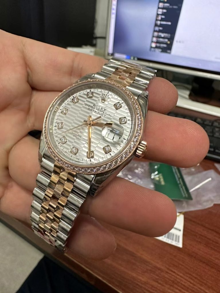 Replica Rolex Watch Datejust 126281 Sliver Fluted Dial VS Factory 36mm (1)