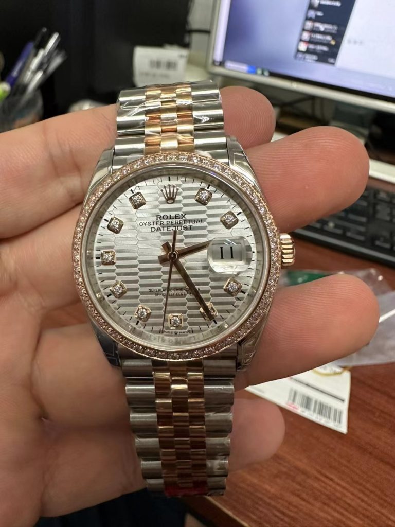 Replica Rolex Watch Datejust 126281 Sliver Fluted Dial VS Factory 36mm (1)